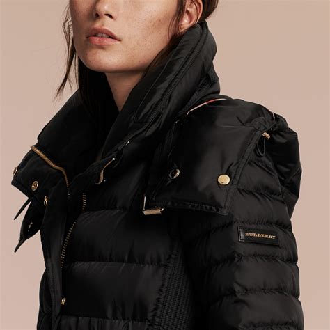 burberry black puffer|burberry puffer coat women's.